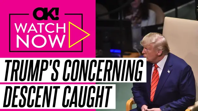 Video thumbnail for Donald Trump Looks 'Concerned' as He Descends 4 Small Steps Amid Health Concerns: Watch