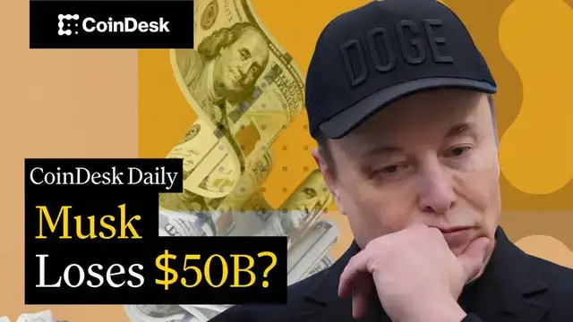 Video thumbnail for Elon Musk loses $50 billion in a single day; SpaceX moves bitcoin