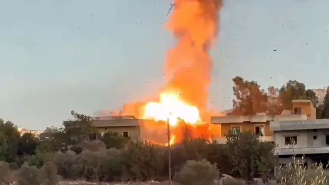 'Video thumbnail for Israel launches series of airstrikes in southern Lebanon'