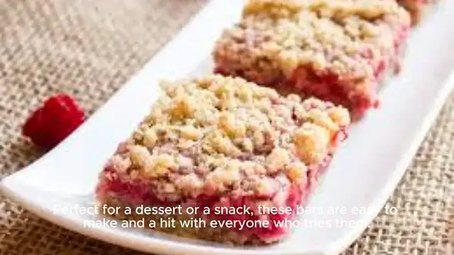 Video thumbnail for Raspberry Crumb Bars