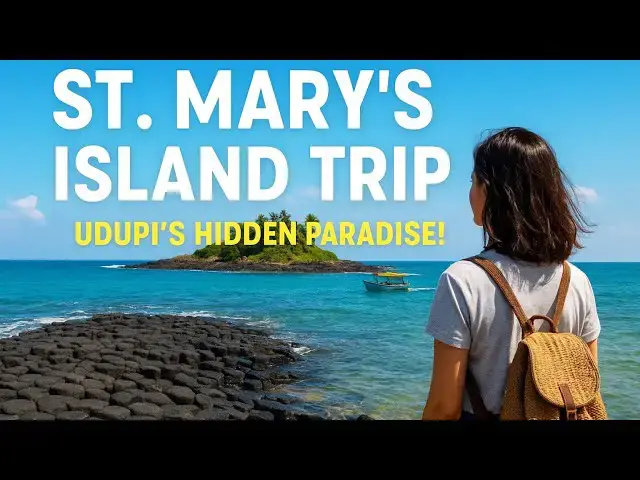 Video thumbnail for St. Mary’s Island trip in Udupi near Malpe beach