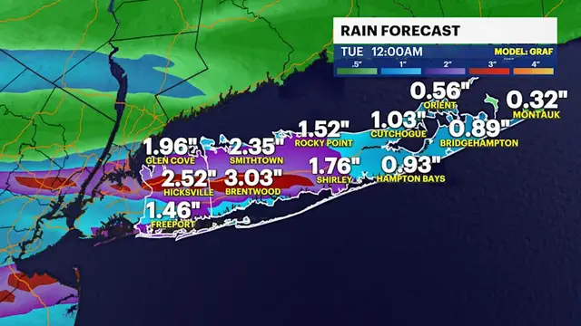 Video thumbnail for STORM WATCH: Smoke & strong storms expected today on Long Island