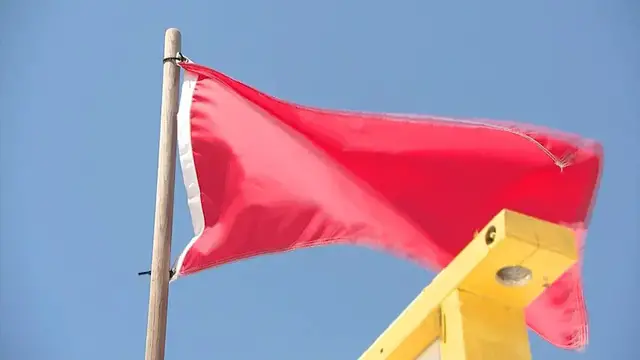 Video thumbnail for Shark spotted off Lido Beach, prompting red flag at four South Shore beaches