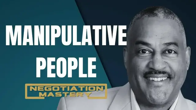 Video thumbnail for negotiation mastery: how to deal with manipulative people using tactical empathy