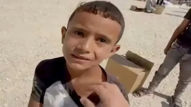 'Video thumbnail for Palestinian boy shot dead seeking food at controversial GHF aid site, family demands answers'