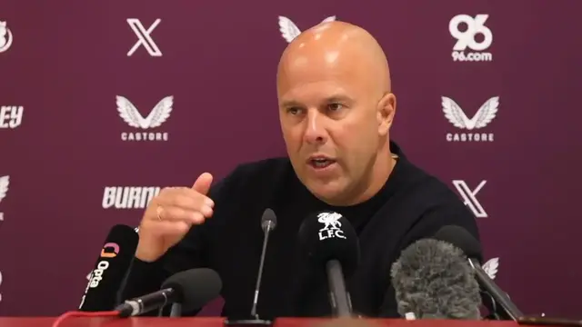 'Video thumbnail for Slot gives Isak update, 'relief' after edging past Burnley'