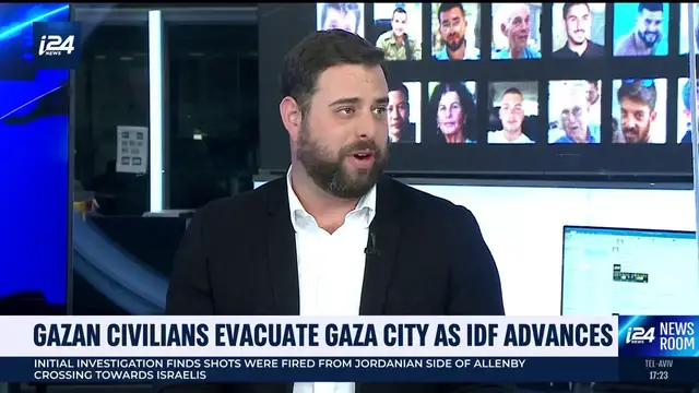 'Video thumbnail for IDF pushes forward with ground & air op. in Gaza City'