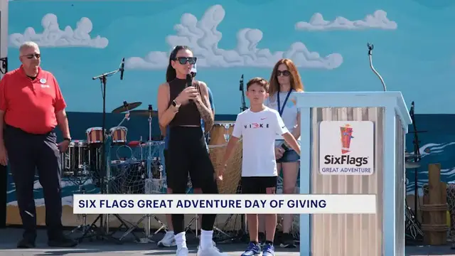 Video thumbnail for 'JWoww' comes to Six Flags Great Adventure’s Day of Giving to honor NJ nonprofits