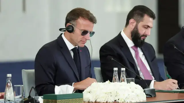 Video thumbnail for What to know about Macron's landmark visit to Syria