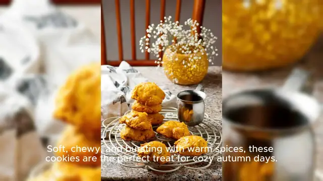 Video thumbnail for Pumpkin Cookies Recipe