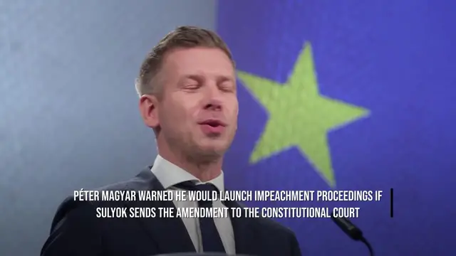 Video thumbnail for Hungary Parliament Votes To Remove President From Office.