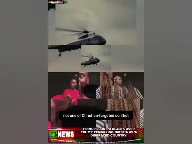 Video thumbnail for Princess Oniru Reacts Over Trump Remarking Nigeria As 'A Disgraced Country'
