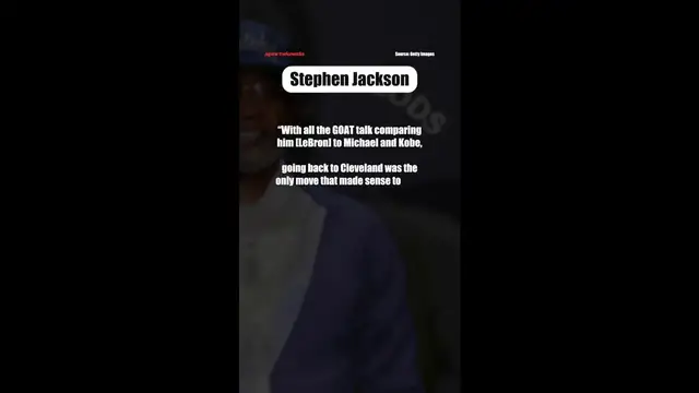 Video thumbnail for Stephen Jackson Says LeBron Hurt His GOAT Case With 76ers Move