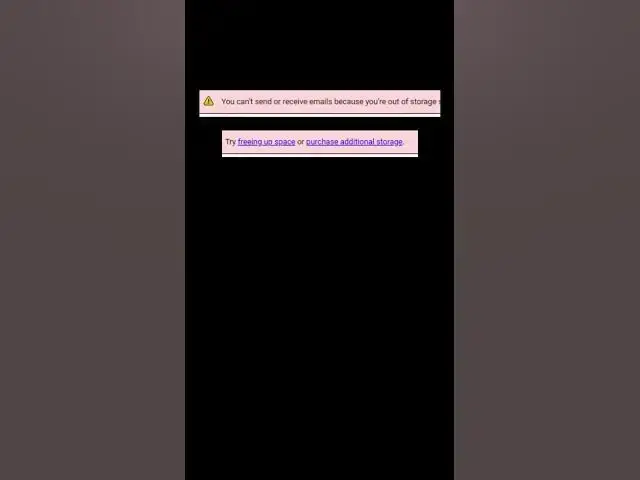 Video thumbnail for Facing a notification that you cannot send or receive emails on GMail?