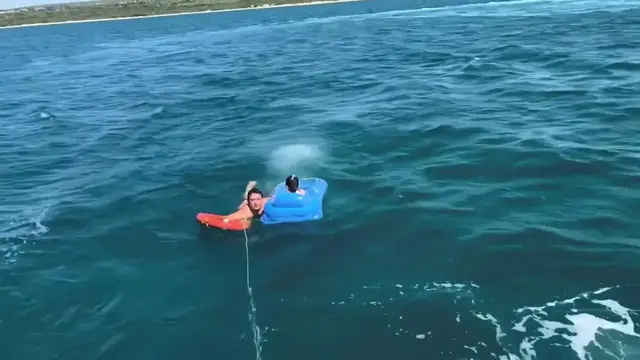 Video thumbnail for Türkiye: Child Rescued After Being Swept Away On Inflatable.