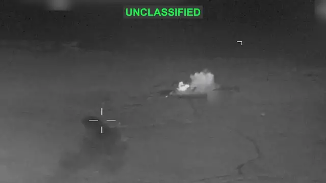 Video thumbnail for Iran: U.S. Forces Launch New Wave Of Retaliatory Strikes Against Iran After Strait Of Hormuz Attacks.