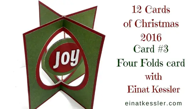 Video thumbnail for 12 Cards of Christmas #3 -  Four Folds Card. CHECK OUT THE LIMITED TIME OFFER IN DESCRIPTION!