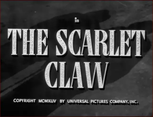 Video thumbnail for The Scarlet Claw (1944)