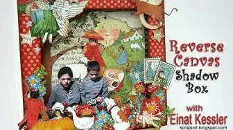 Video thumbnail for Reverse Canvas Shadow Box Mother Goose