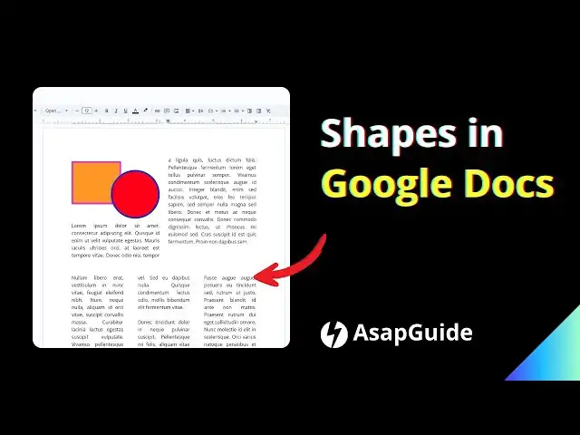 Video thumbnail for How to Add Shapes in Google Docs (2024)