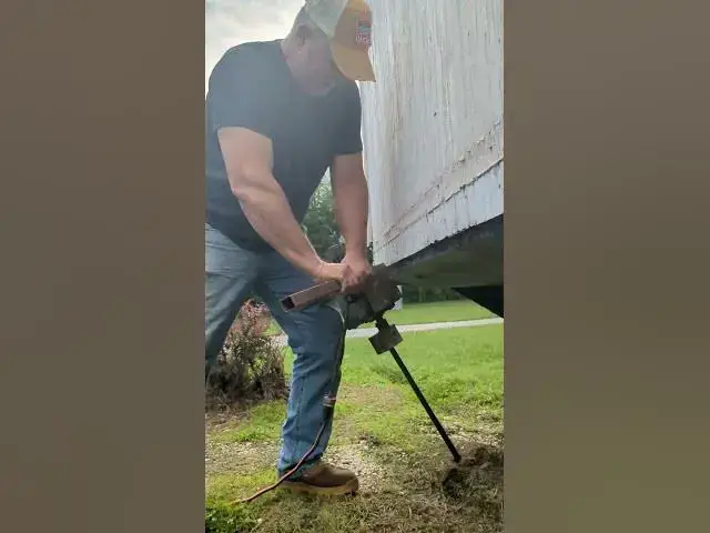 Video thumbnail for Installing Earth Anchors Part 2 #Shorts