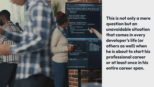 Video thumbnail for Why New Developers Should Work in a Startup?