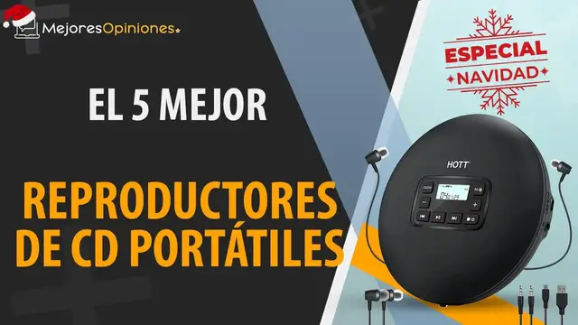 Video thumbnail for 🎁 MEJOR REPRODUCTOR DE CD PORTÁTIL - NAVIDAD 2021 (Comparación y guía de compra)