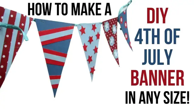 'Video thumbnail for DIY 4th of July Banner'