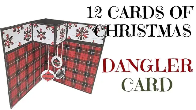 Video thumbnail for 12 Cards of Christmas 2020 - Dangler Card GET FREE PRINTABLE GUIDE