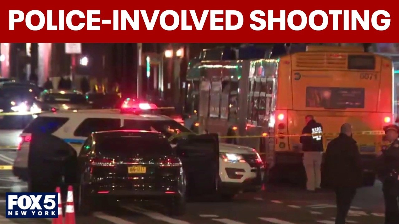 Video thumbnail for Police-involved shooting in Morningside Heights