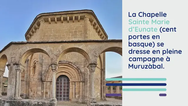 Video thumbnail for Chapelle Sainte-Marie d’Eunate, un joyau médiéval en Navarre