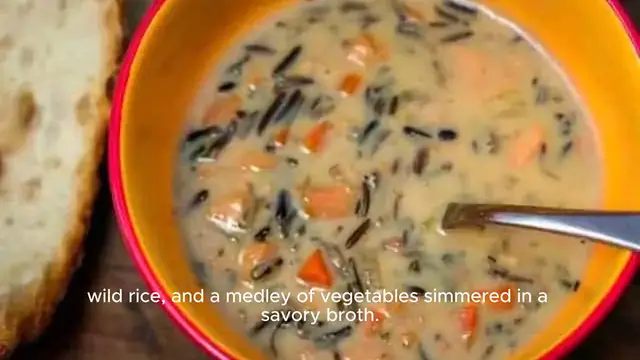 'Video thumbnail for Smoked Turkey Wild Rice Soup'