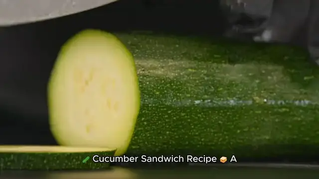 Video thumbnail for  Cucumber Sandwich Recipe
