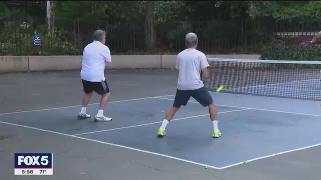 'Video thumbnail for Here's how to stay safe while playing pickleball'