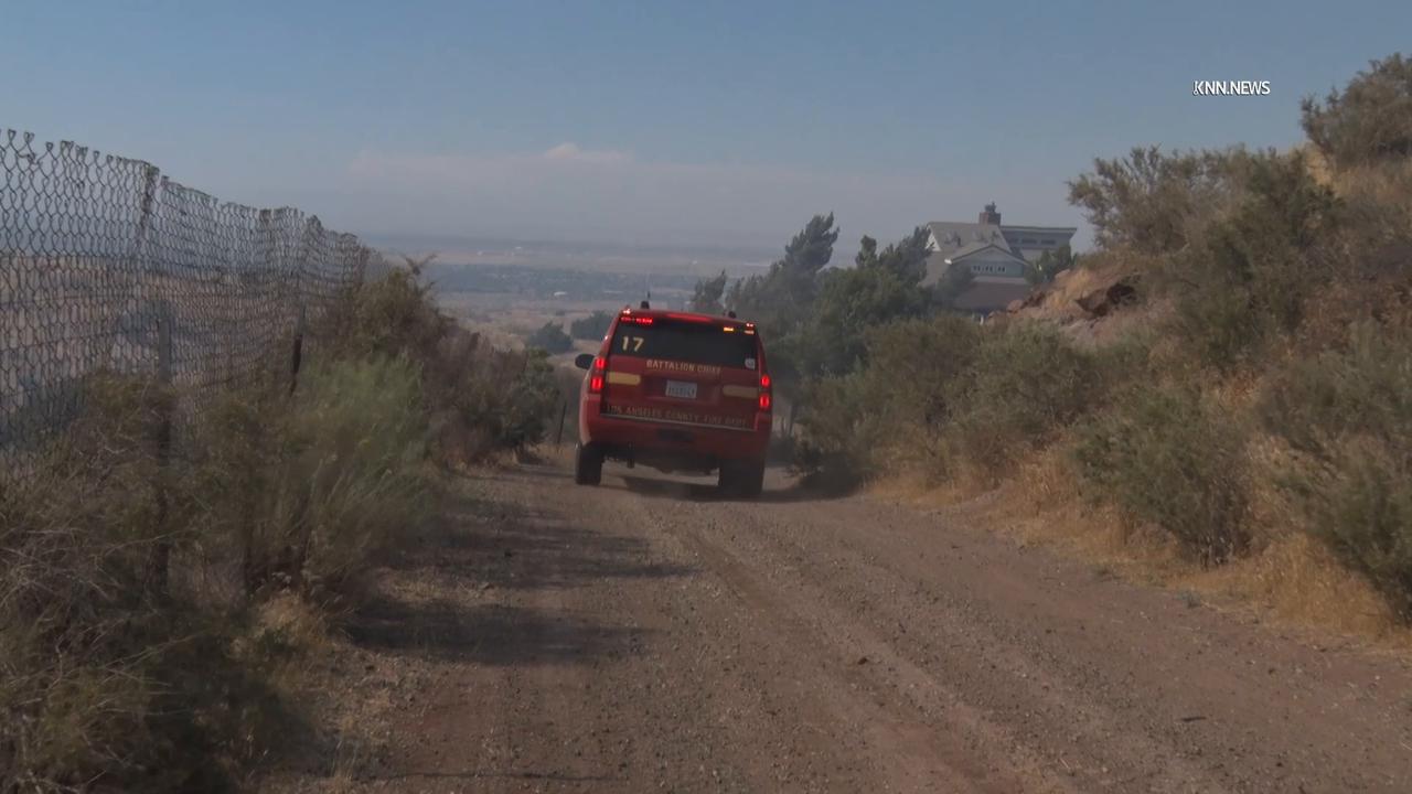 Video thumbnail for US, Los Angeles: Acton Lemon Wildfire Threatens Homes Part 1.