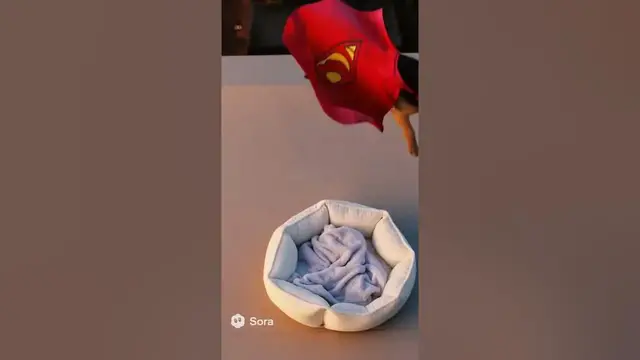 'Video thumbnail for Super Dorkie￼ to the rescue! No leash No limits! #ai #sora #dorkie'