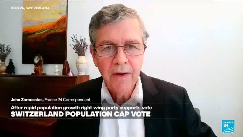 Video thumbnail for Switzerland: After rapid population growth, right-wing party supports cap vote