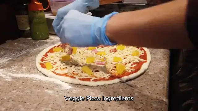 Video thumbnail for Veggie pizza recipe
