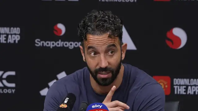 'Video thumbnail for 'We were the better team' - Amorim after Arsenal loss, defends Bayindir'