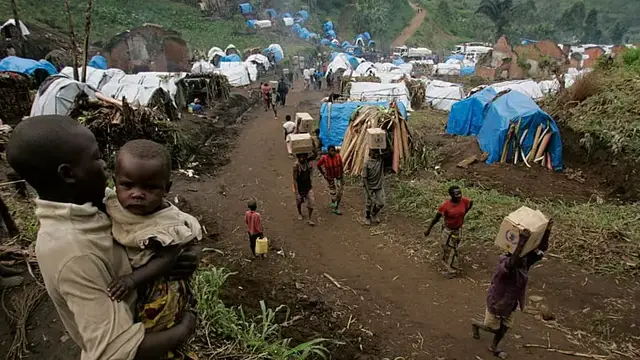 Video thumbnail for Measles vaccination drive expands in east of DR Congo as conflict persists