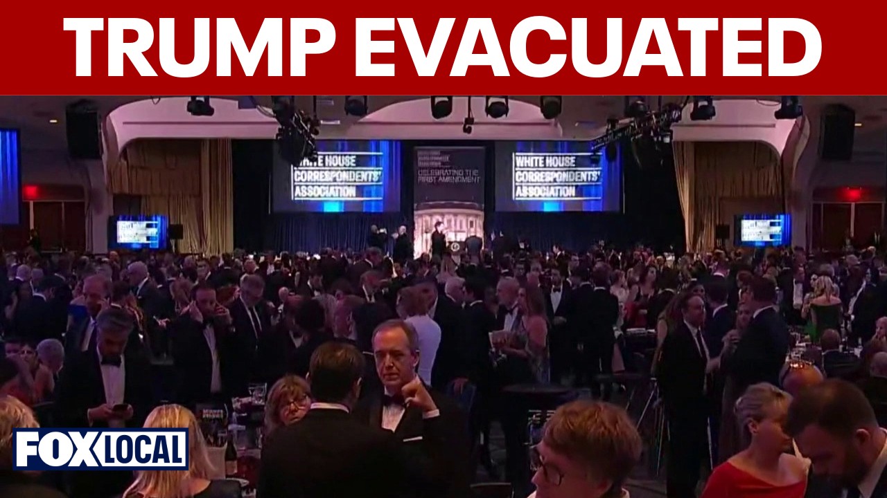Video thumbnail for President Trump, First Lady evacuated from White House correspondents' dinner