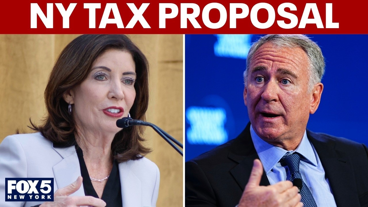 Video thumbnail for Hochul meets with Ken Griffin over new tax proposal