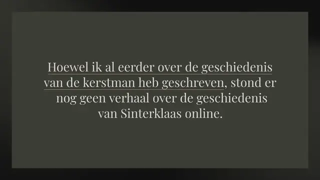 Video thumbnail for Geschiedenis van Sinterklaas