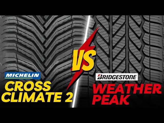 'Video thumbnail for Michelin CrossClimate 2 VS Bridgestone WeatherPeak'