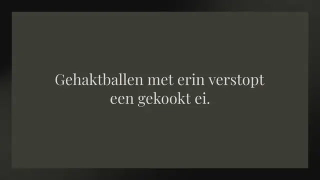 Video thumbnail for Mini Scotch eggs of vogelnestjes