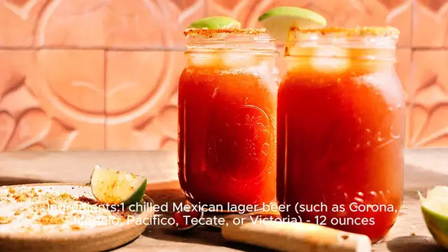 Video thumbnail for Classic Michelada recipe