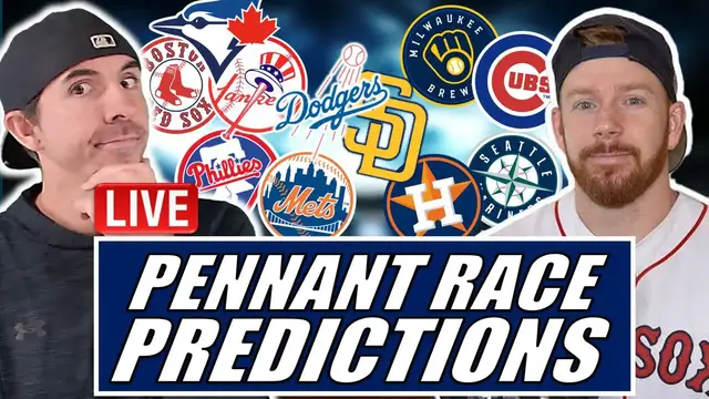 'Video thumbnail for Live - Pennant Race Predictions With Robbie Hyde'