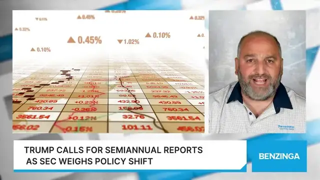 'Video thumbnail for Trump Calls For Semiannual Reports As SEC Weighs Policy Shift'