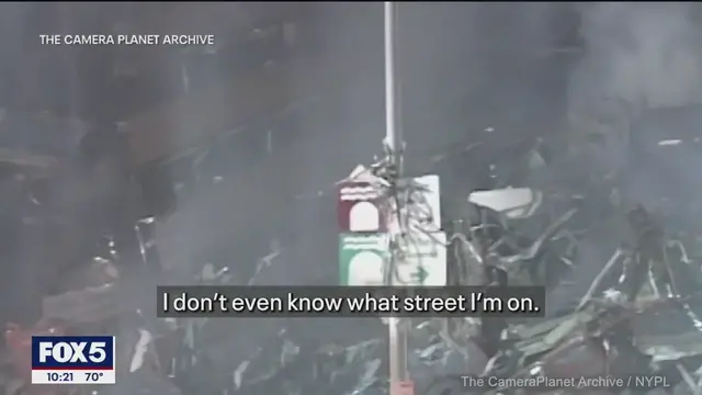 'Video thumbnail for Never-before-seen 9/11 footage donated to New York Public Library'