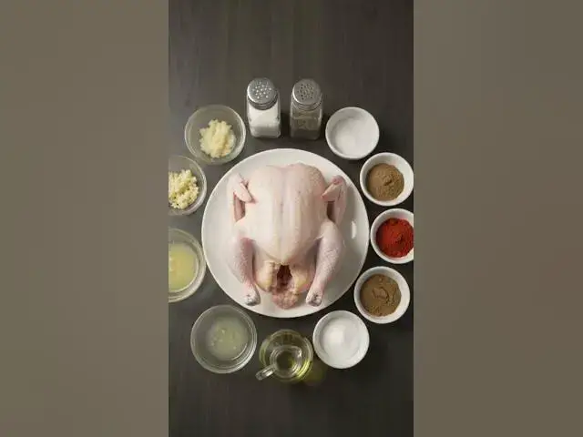 Video thumbnail for Ingredientes para hornear un pollo crujiente #viral #arianagatita #cocina
